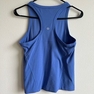 lululemon athletica Blue Racerback Tank Top